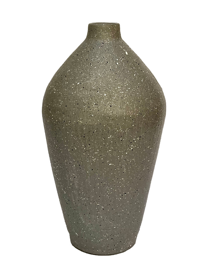 Earth Stone Grey Vase