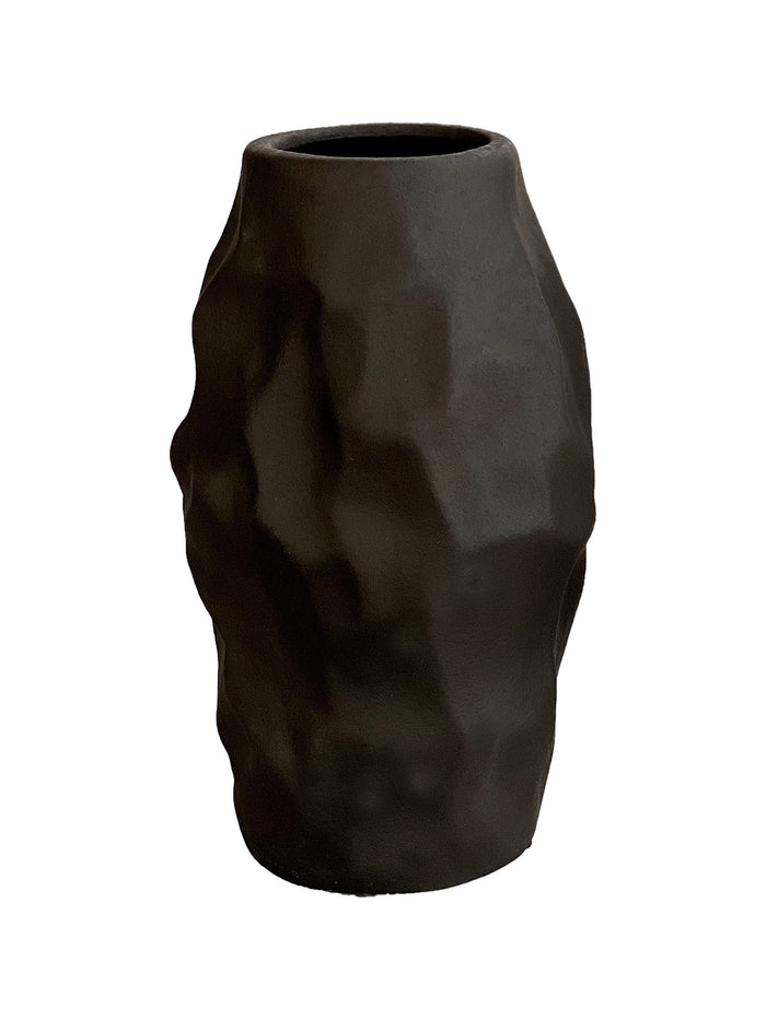 Small White Textured Vase